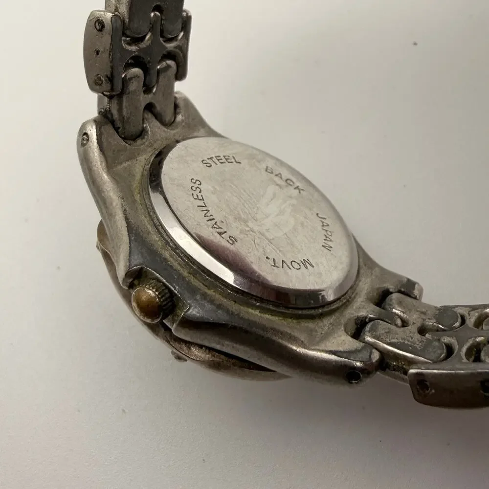 Vintage RB Sport Quartz Bracelet Watch - Silver-Tone Working New Battery